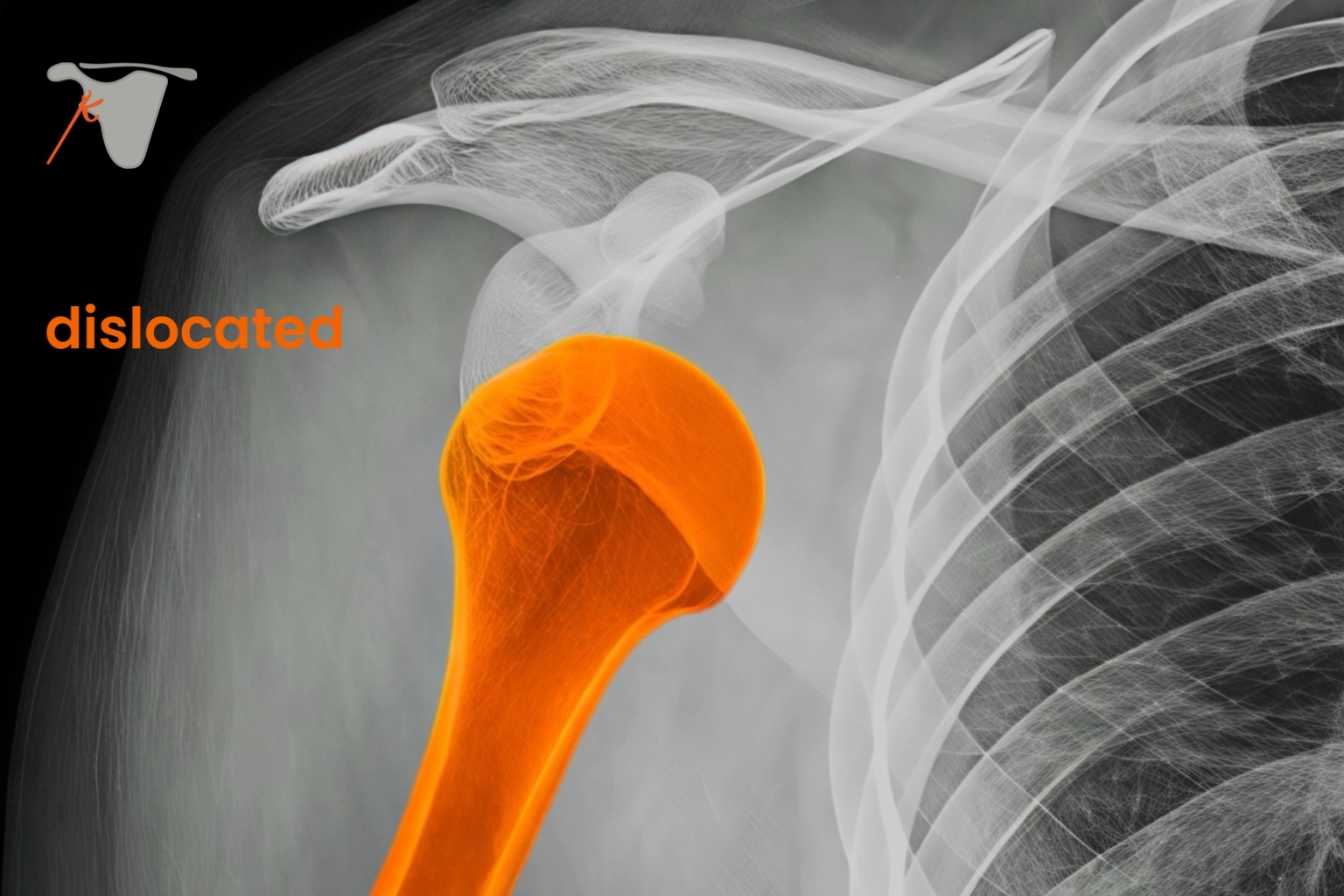 Dislocated shoulder joint showing shoulder instability in Dubai