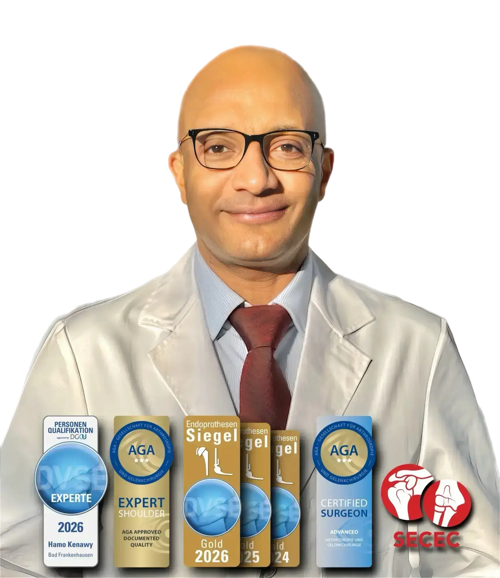 Dr. Hamo Kenawy Shoulder Specialist in Dubai with German board certification and awards